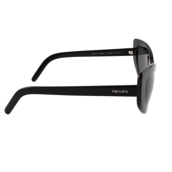 Prada Black Frame Cat Eye Sunglasses 100% UV 😎 - Picture 3 of 10